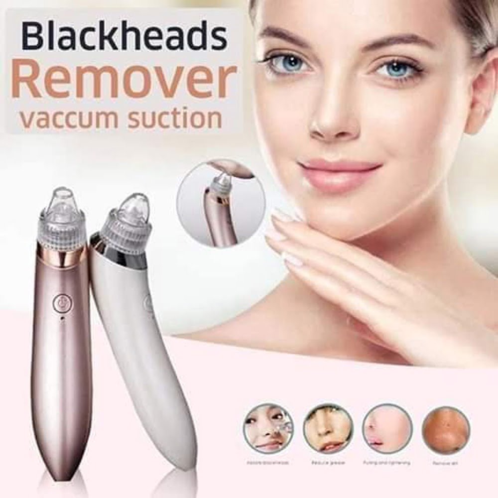 Blackhead Remover Face Acne Black Dot Pimple Electric Black Head Vacuum Cleaner Pore Skin Care Tools Machine 4 Replacement Head (random Color) - Image 5