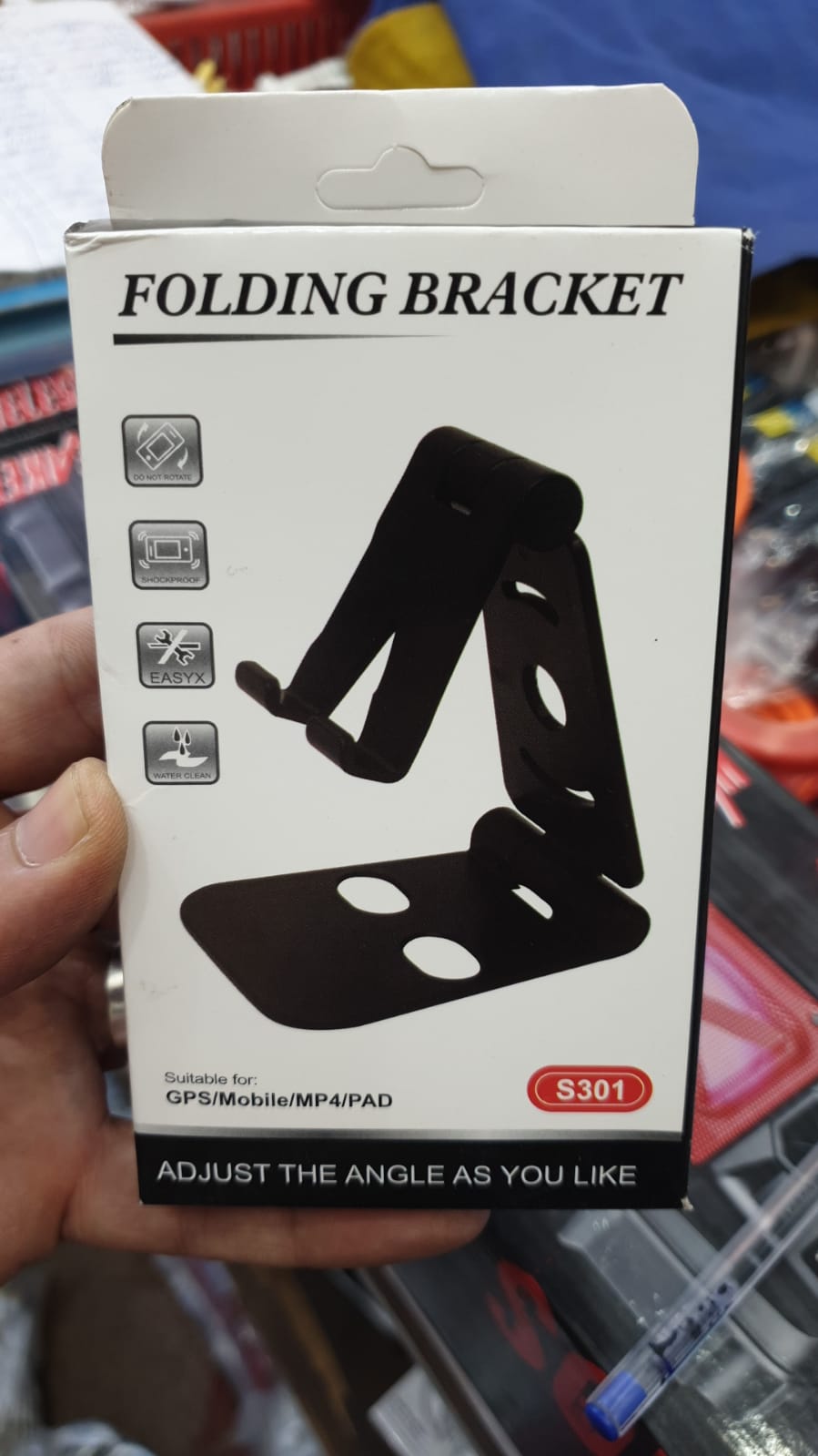 Cell Phone Stand for Phones,Adjustable Desktop Phone Holder Compatible with All Phones, Cell Phone Holder for Desk - Image 2