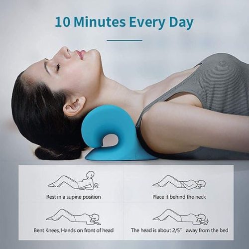 Pillow Neck Shoulder Relaxer Cervical Traction Device Posture Corrector