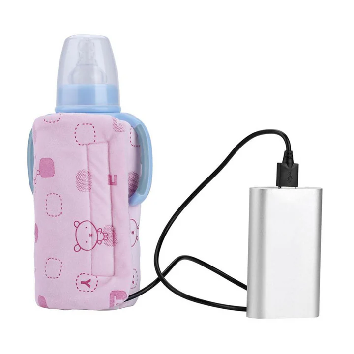 Baby Feeder Warmer Bag (Portable Travel Milk Warmer) (Random Color) - Image 8