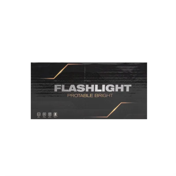 Portable LED flashlight, 3 light intensity modes, USB, - Image 5