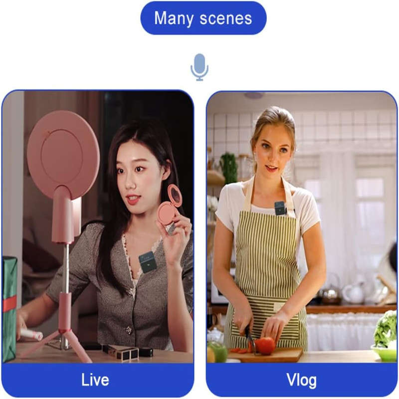 SX8 Type-C Single Lavalier Wireless Microphone for Interview and Vlog | Type-c Single Professional Lavalier Wireless Microphone - Image 14
