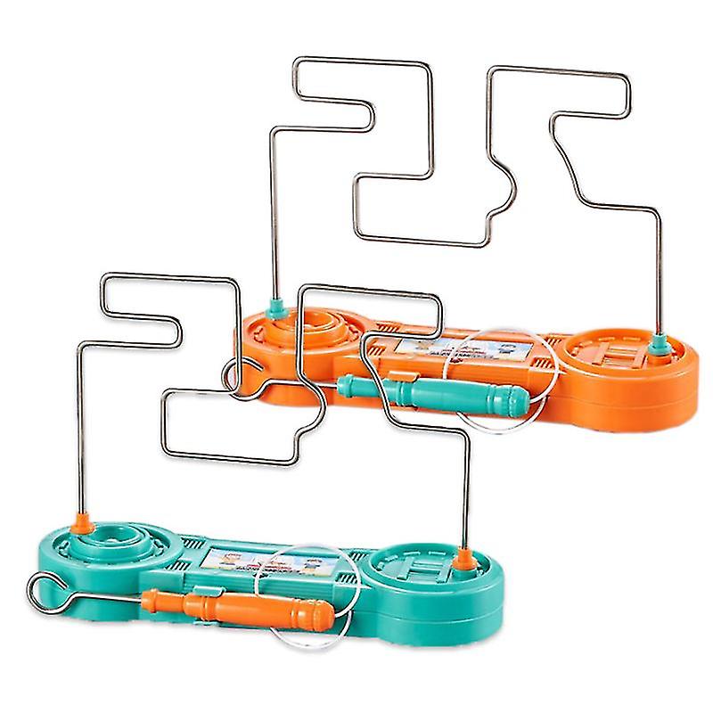 Electric Shock Toy Education Electric Touch Funny Maze Game Party Funny Game Science Experiment Toys For Kids(Random color) - Image 3