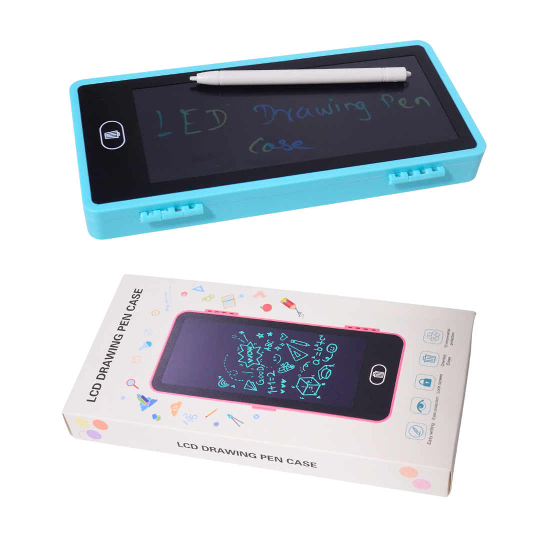 LCD Drawing Pen Case Easy Writing with Eye Protection, Lock Screen, Large Space LCD Drawing Pen Case-One Key Erase (Random Color) - Image 11