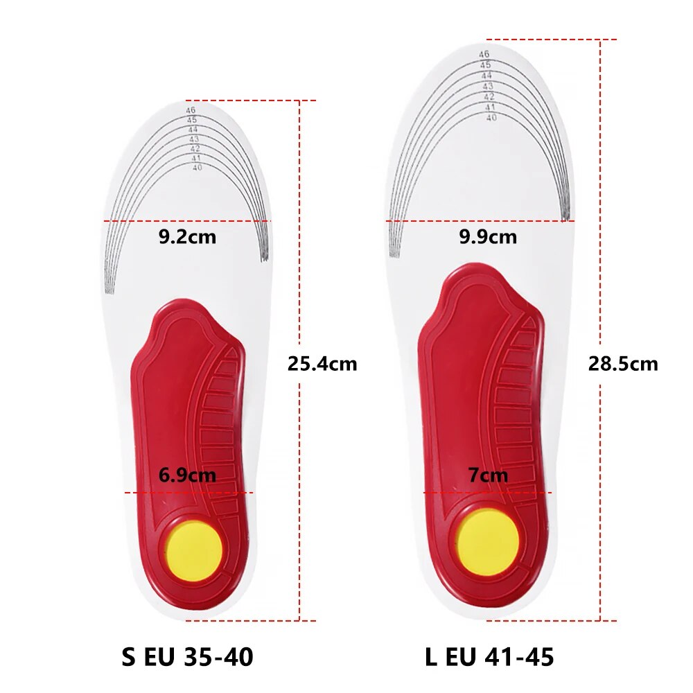 Flat Feet Arch Support Foot Pad Insole Shoe Inserts For Foot Pain Relief for Man & Woman - Image 7