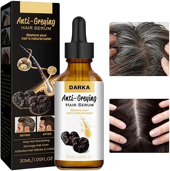 Hair Darkening Se-Rum, Darka Anti-greying Hair Se-Rum, Nutrient Natural Darkening Se-Rum 30 ML - Image 3