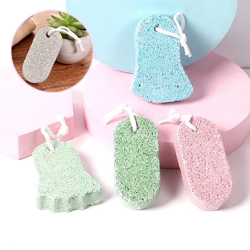 Foot Care Pumice Stone For Feet For Feet Hands And Body Dead Skin Remover Tool | Pumice Foot Grinding Stone Two Piece Set to Remove Dead Skin Calluses Clean Stone Nail Brush to Remove Dirt - 02 PCs - Random Color - Image 10