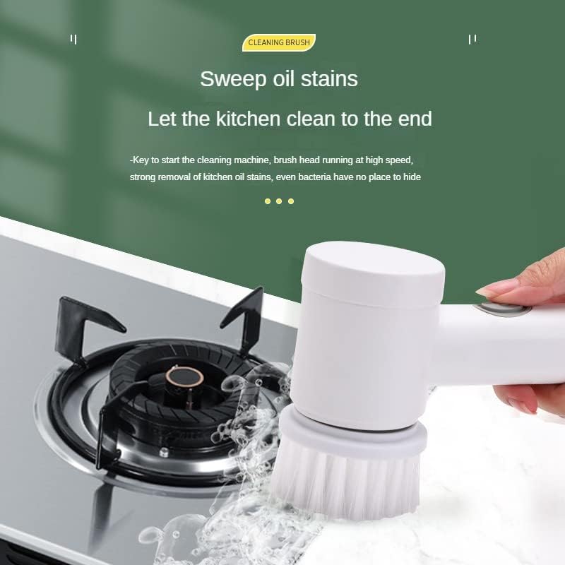 Magic Brush Wireless Battery Cleaning Brush Bathtub Tile Professional Cleaning Brush Rechargeable - Image 9