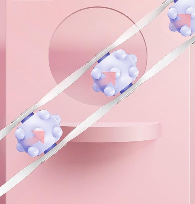 Multifunctional Bump Ball Full body massager | Muscle Relaxation Body Massage 8 Balls Ergonomic Handle Roller (Random color) - Image 7