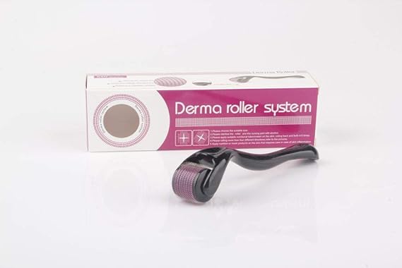 Derma Roller (0.5 size only) Titanium Micro Needles for Beard Growth and Hair Loss 0.5mm Smoothen Skin & Reduce Fine Lines Face roller best