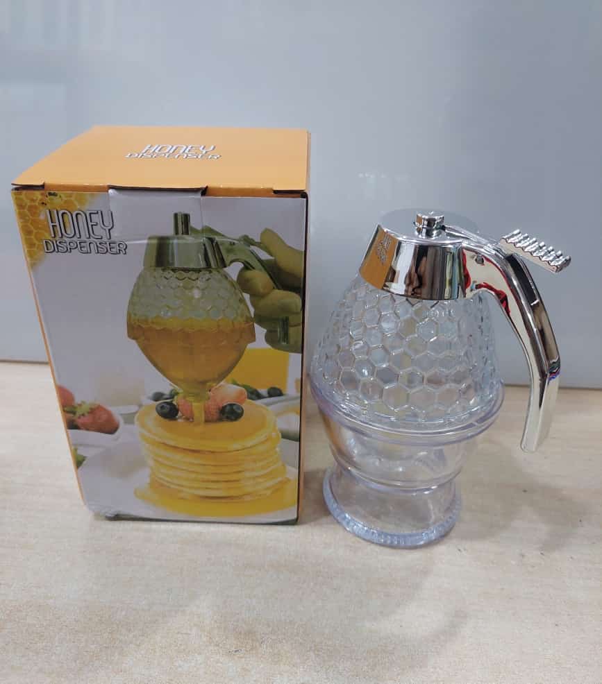 Honey Dispenser Juice Syrup Pot Jar For Kitchen Bee Drip Storage 200ML - Image 2
