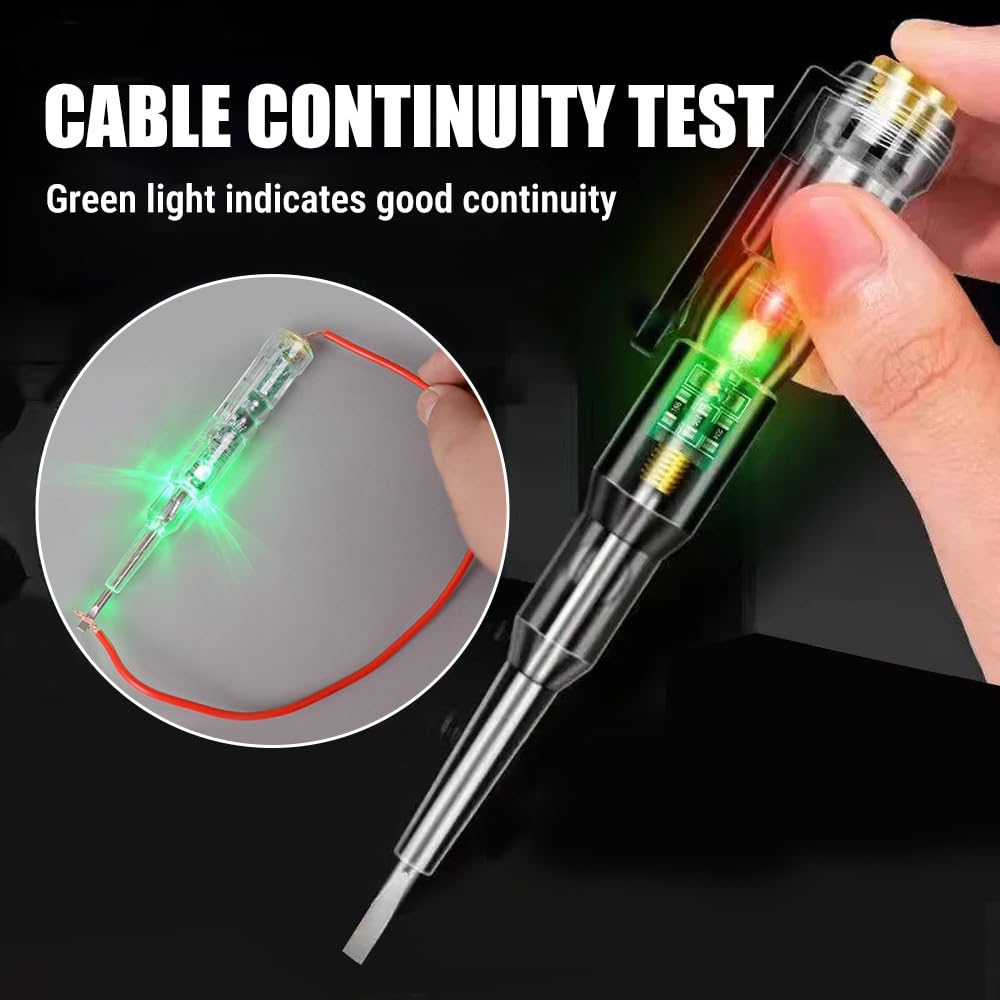 Led Tester Voltmeter Power Detector Electrical Screwdriver Indicator | Best Quality Tester For Electric Work - Image 3