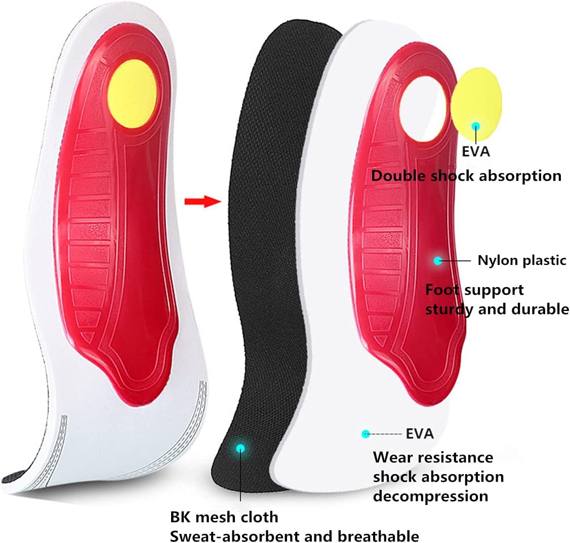 Flat Feet Arch Support Foot Pad Insole Shoe Inserts For Foot Pain Relief for Man & Woman - Image 12