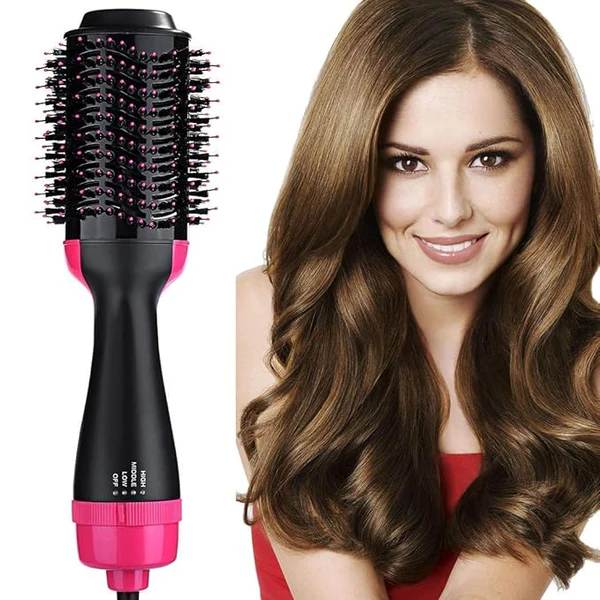 One Step 3 in 1 Hair Dryer and Volumizer / Hot Air Brush - Comb For Drying, Straightening, and Curling - Image 2