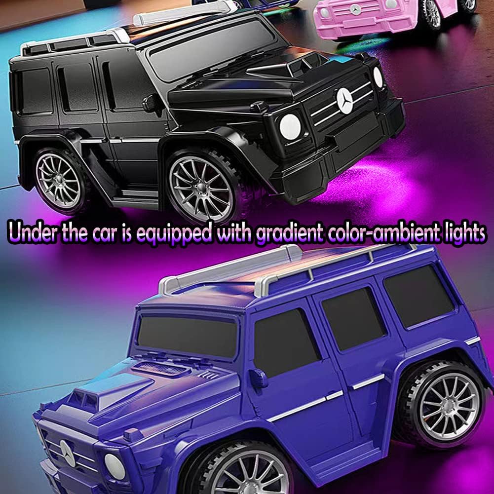 Mini Car with Remote Control Mini Remote Control Car Watch Racing Car USB Charging Cartoon RC Small Car  Kids Toys  (random color ) - Image 5