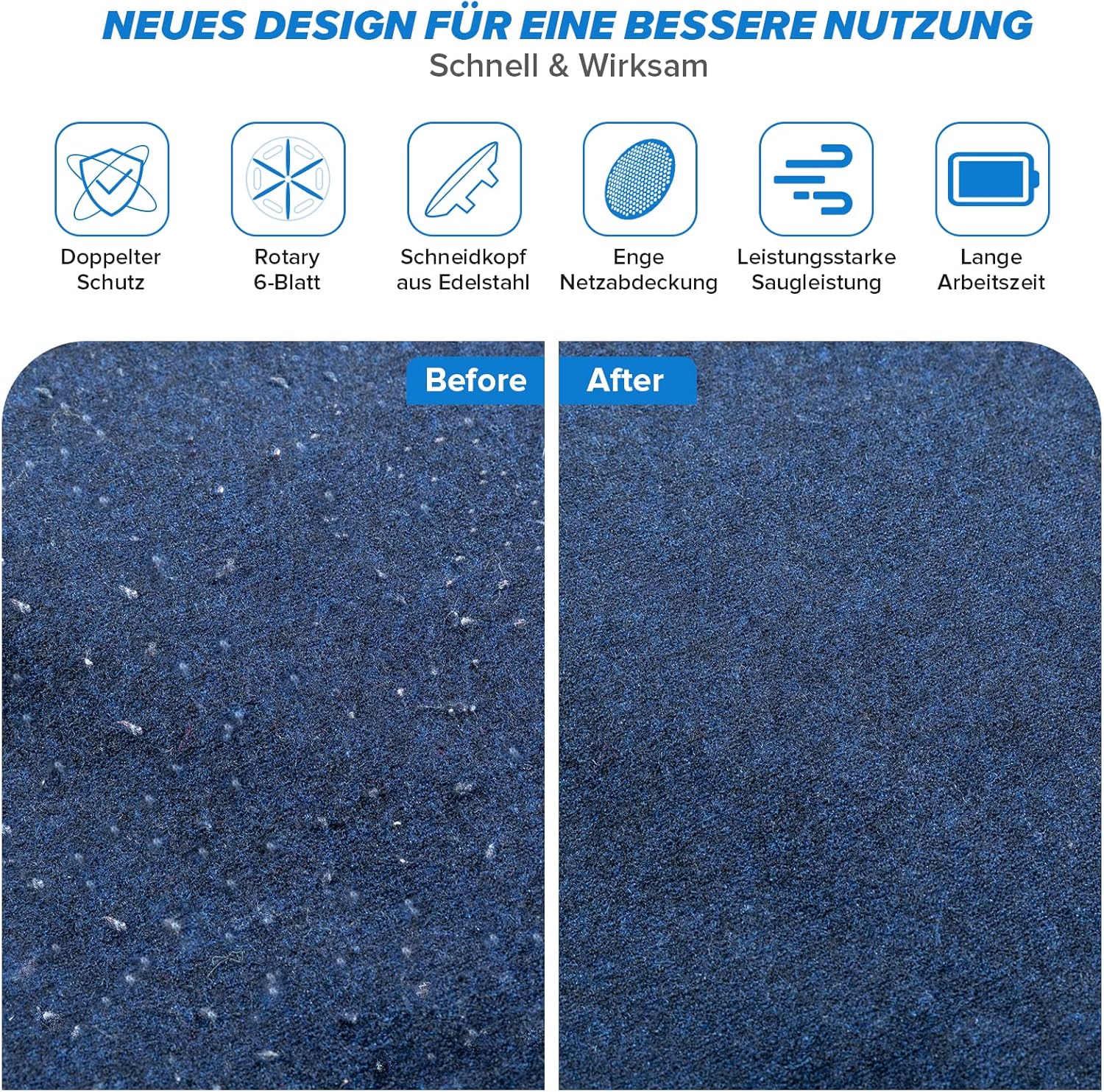 M23 Portable Lint Remover USB Rechargeable Lint Remover for Various Fabrics With Screen Power Display - Image 7