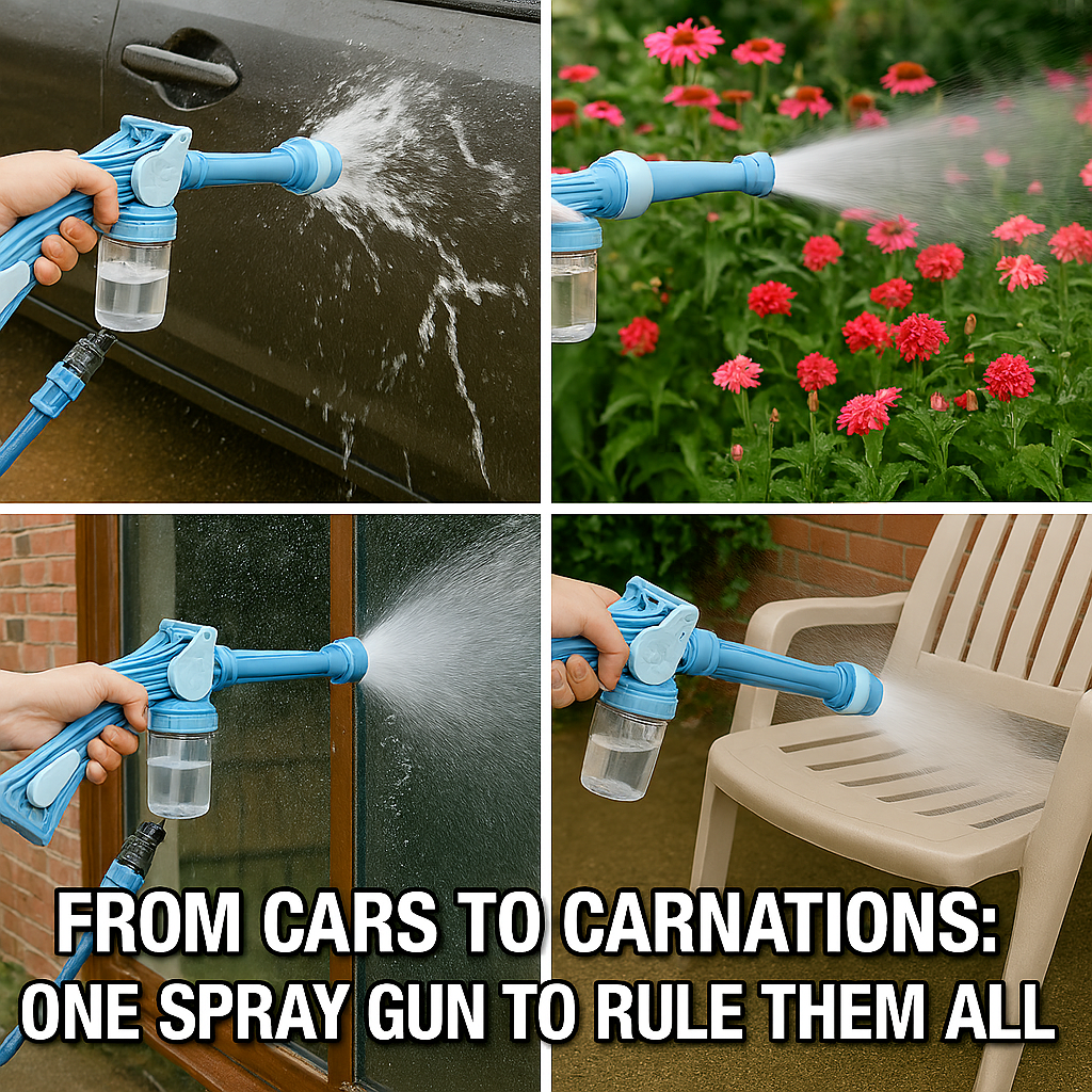 Jet Water Canon 8 In 1 Turbo Water Spray - For Car & Bike Washing, Gardening - Best Quality Water Spray ( Random Color ) - Image 6