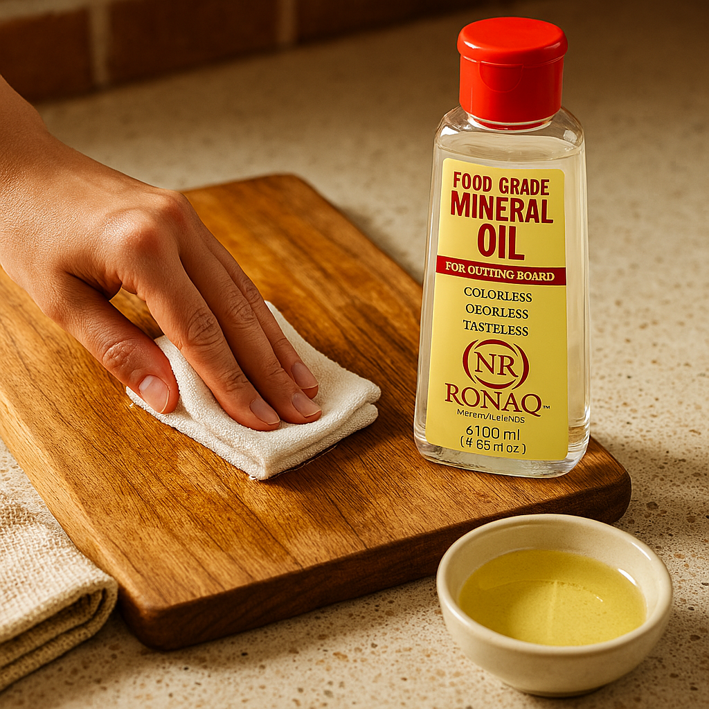 Wood Mineral Oil 100ml - Food Grade, Odorless Oil for Chopping Boards, Butcher Blocks & Utensils - Protects & Restores Wood - Image 8