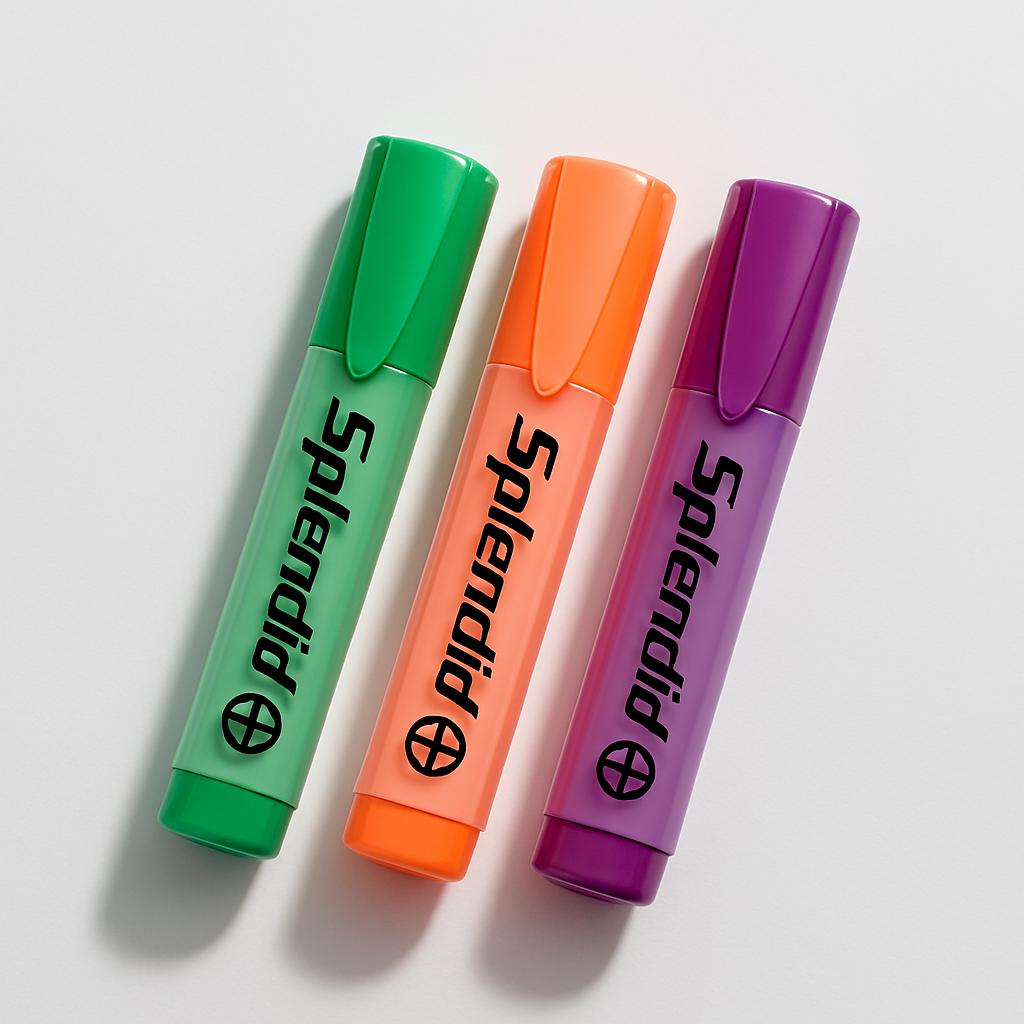 Pack of 3 Highlighters - Vibrant, Long-Lasting, Smooth Ink for Study, Office & Creative Use - Image 8