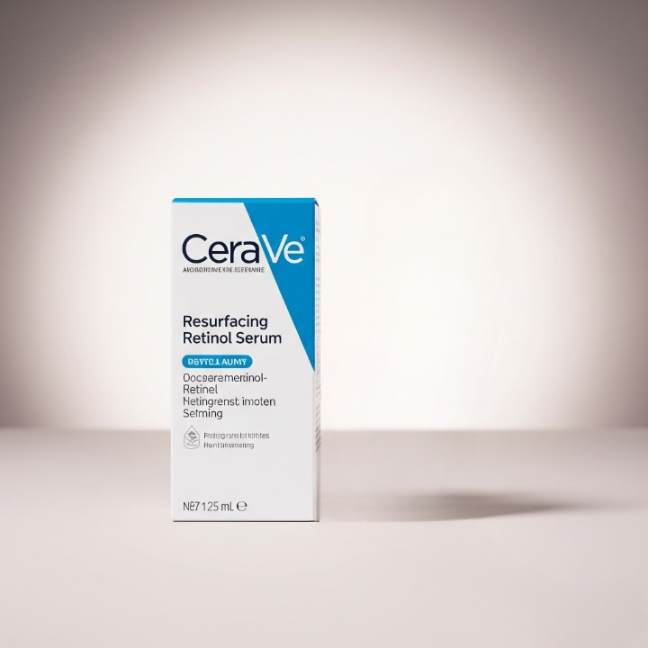 Resurfacing Retinol Facial Serum - Gentle Formula for Acne-Prone Skin, Pore Refining & Texture Smoothing - Image 3