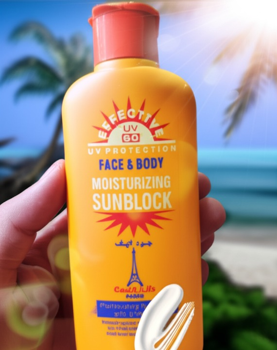 Good Life Paris SPF 60 Face & Body Moisturizing Sunblock with Vitamin E - UV Protection Cream for Brighter, Softer, and Glowing Skin - Daily Use 200ml | Sunblock - Image 3