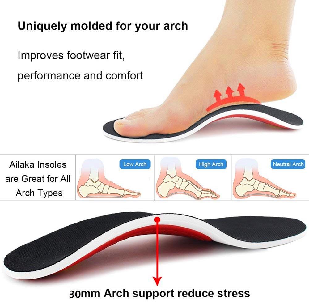 Flat Feet Arch Support Foot Pad Insole Shoe Inserts For Foot Pain Relief for Man & Woman - Image 13
