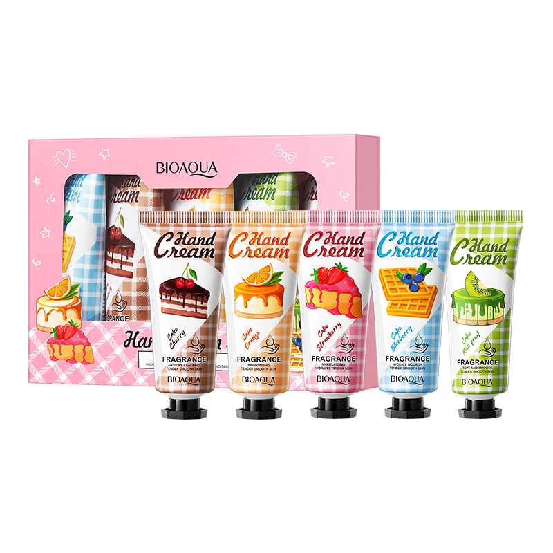 Pack Of 05 - Bio Aqua Hand Cream Set | Best Quality Hand Cream Set | Cream For Skin - Image 4