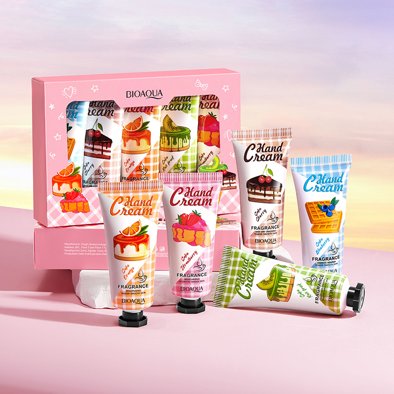 Pack Of 05 - Bio Aqua Hand Cream Set | Best Quality Hand Cream Set | Cream For Skin - Image 9