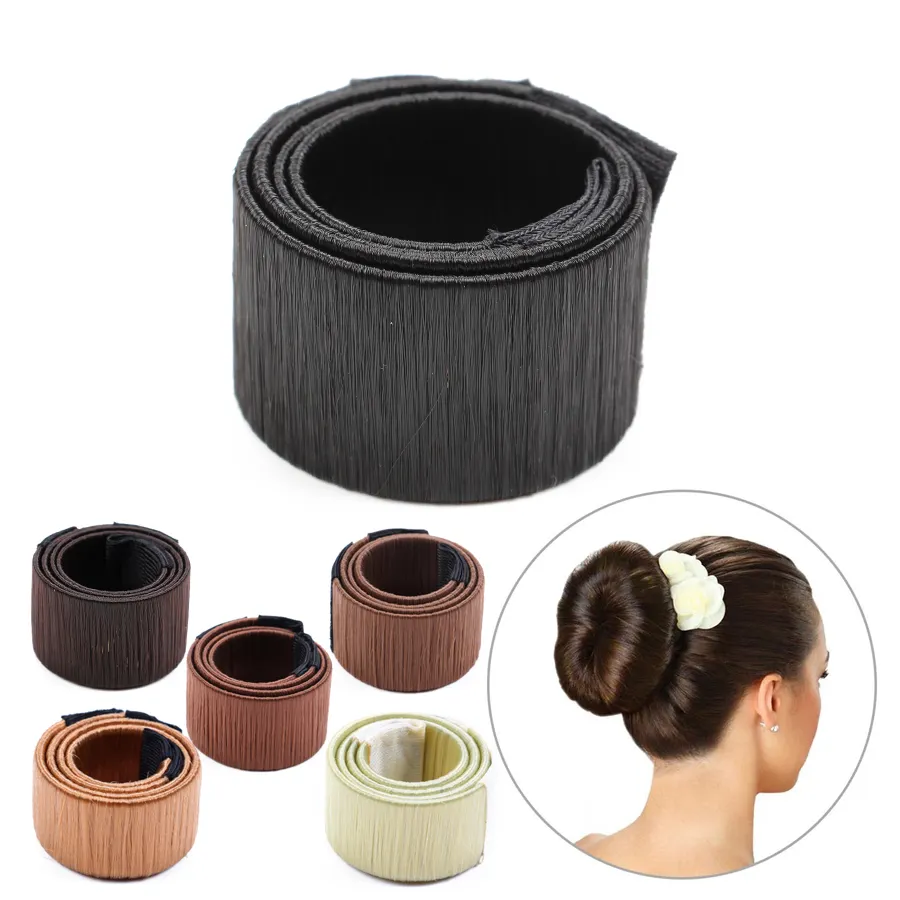 Hair Bun Maker French Twist Hair Fold Wrap Snap for Hair Easy Bun Hair Tool Ballet Bun for Kids and Women(random color) - Image 2