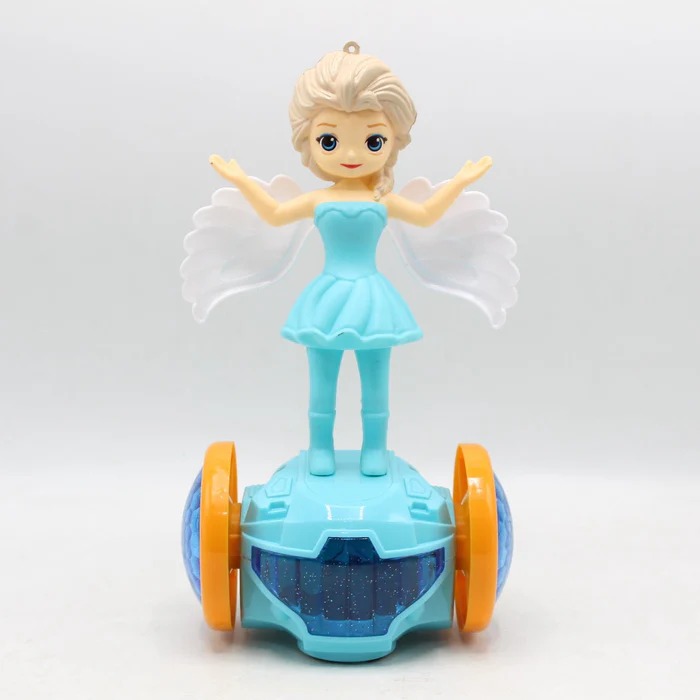 Princess Balance Car With Light & Music | Best Quality Princess Doll | Doll For Baby Girls | Random Color - Image 8