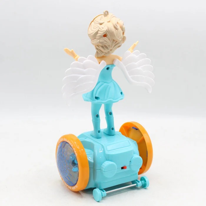 Princess Balance Car With Light & Music | Best Quality Princess Doll | Doll For Baby Girls | Random Color - Image 7