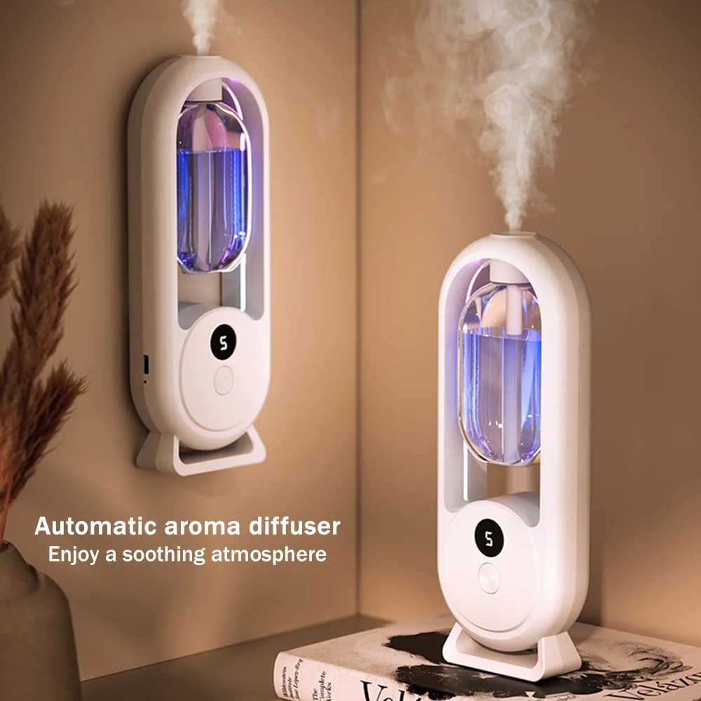 Rechargeable 5-Mode Aromatic Diffuser - Timed Essential Oil Air Freshener for Bedroom, Living Room & Bathroom 50ml - Image 9