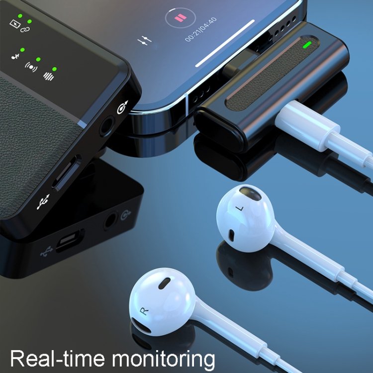 SX8 Type-C Single Lavalier Wireless Microphone for Interview and Vlog | Type-c Single Professional Lavalier Wireless Microphone - Image 6