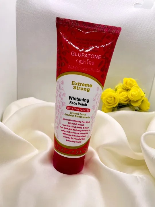 Glupatone Whitening Face Wash GS 120 - Extreme Strong Powerful Whitening for Clear Skin 100ml - Image 7