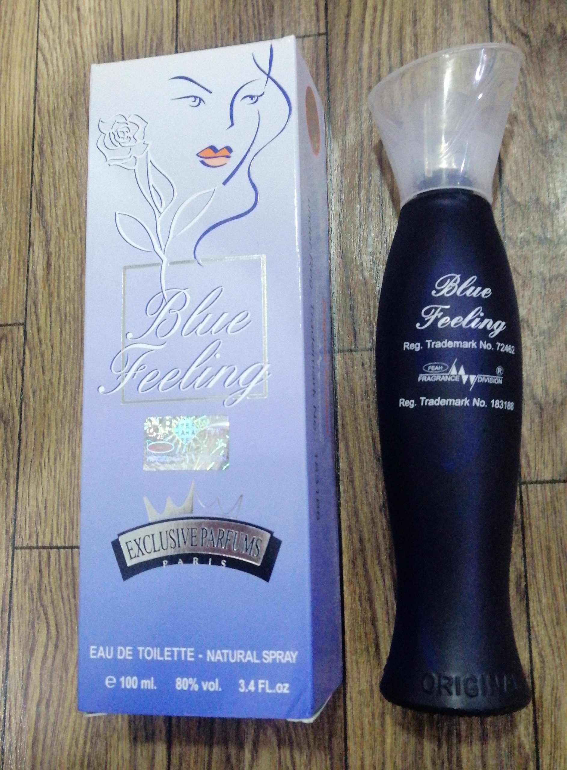 Blue Feeling Perfume || Natural Spray Exclusive for Women - 100ML - Image 2