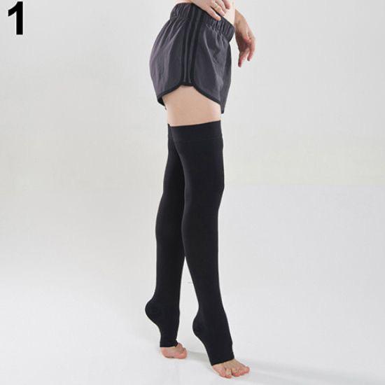 (pair ) School Uniform Dress Warm Woolen lycra Knee Warmers half foot length (black) - Image 3