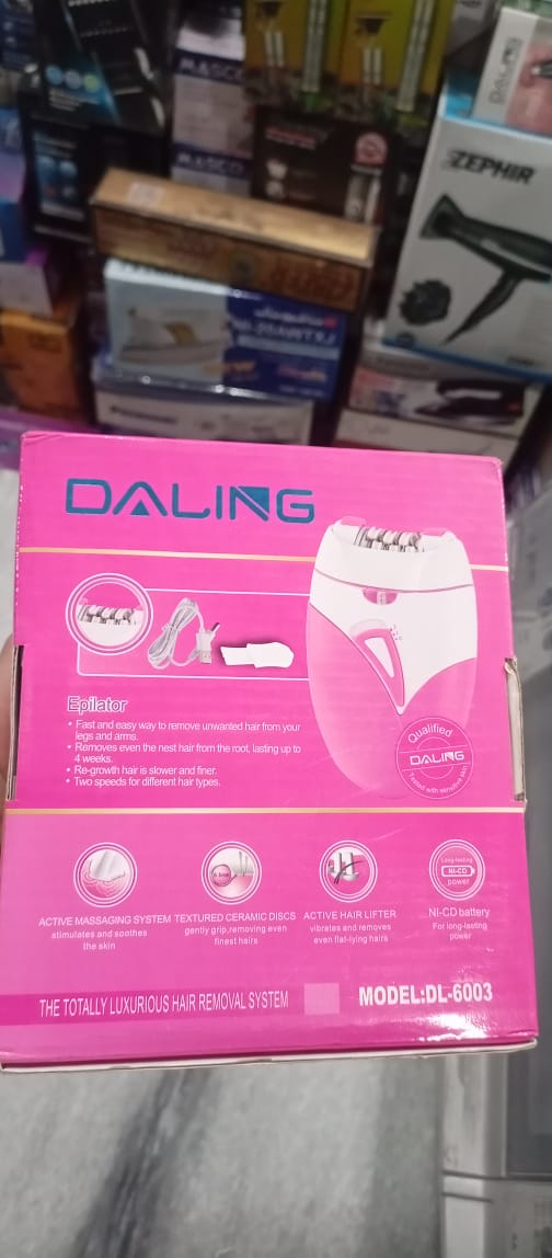 DALING DL-6003 Portable Women Depilation Epilatior Mini Electric Painless Lady' Hair Remover - Image 6