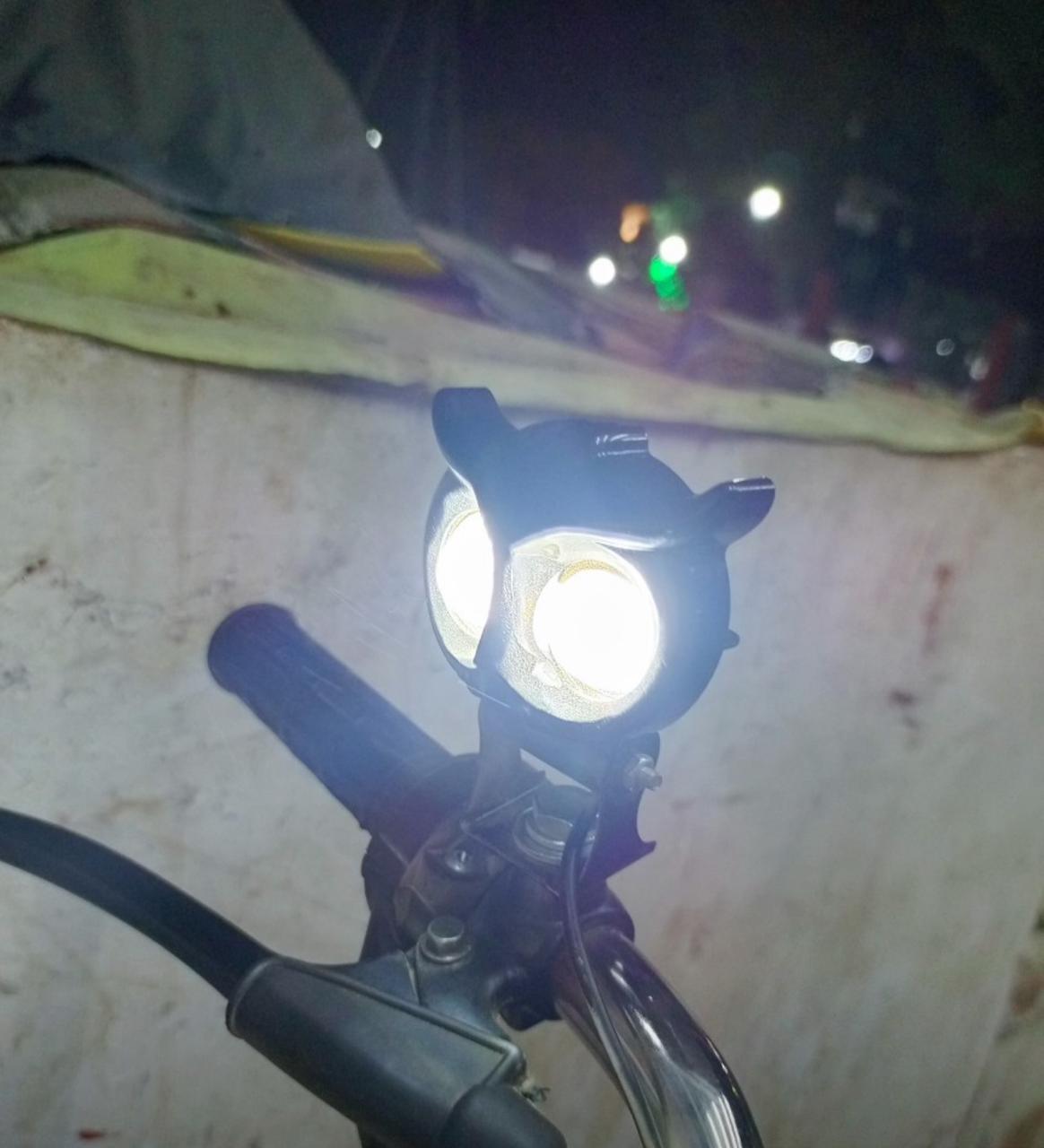 OWL Shape Fog Flash light Low & High Beam Owl Plastic Body Spot Light for All Cars And Bikes (1pc) - Image 6