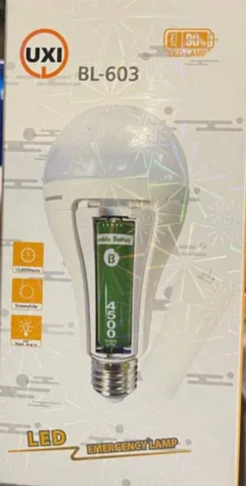 4500mah Rechargeable Led Bulb 20w | Rechargeable Led Energy Saving Lamp Ac/Dc Bulb - Image 3