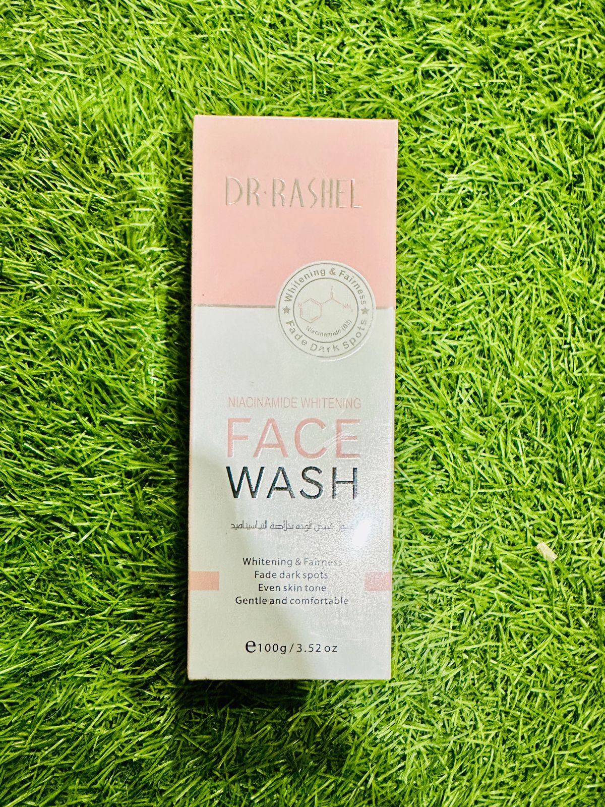 DR RASHEL Niacinamide Whitening Fade Dark Spots Face Wash | Brightening Lightening Facial Clean, 100g - Image 2