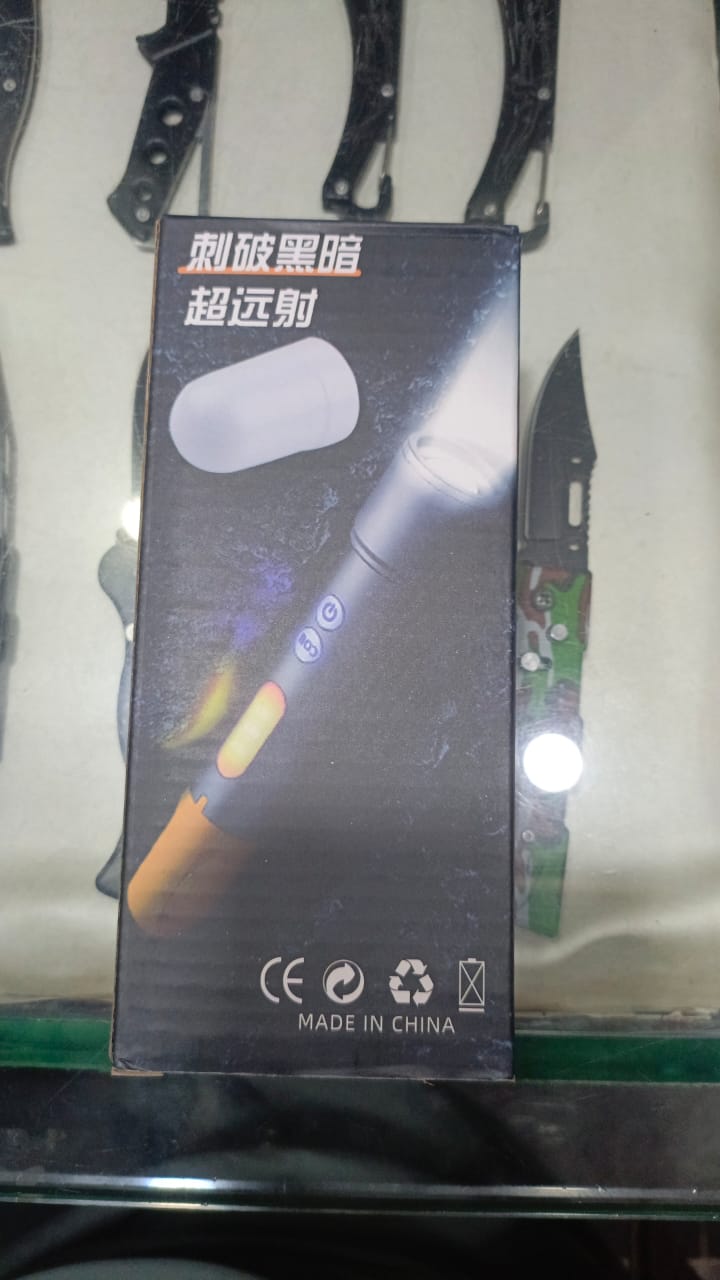 Rechargeable Tactical Flashlight High Lumens, Brightest Flashlights for Emergencies Camping COB Sidelight, Zoomable Multicolor Lenses Flashlight Hiking Hunting - Image 7