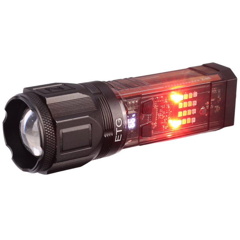 X-46 Multifunctional Flashlight - Telescopic Zoom, Type-C Charging, Power Bank & Multiple Light Modes - Image 10