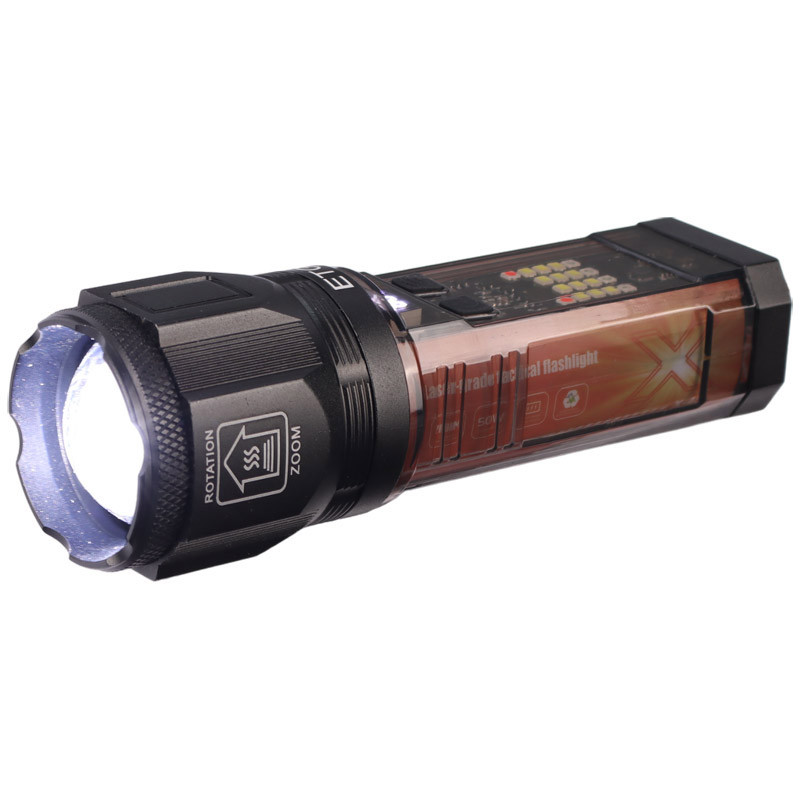 X-46 Multifunctional Flashlight - Telescopic Zoom, Type-C Charging, Power Bank & Multiple Light Modes - Image 14
