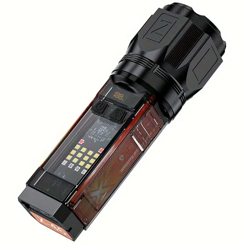 X-46 Multifunctional Flashlight - Telescopic Zoom, Type-C Charging, Power Bank & Multiple Light Modes - Image 13