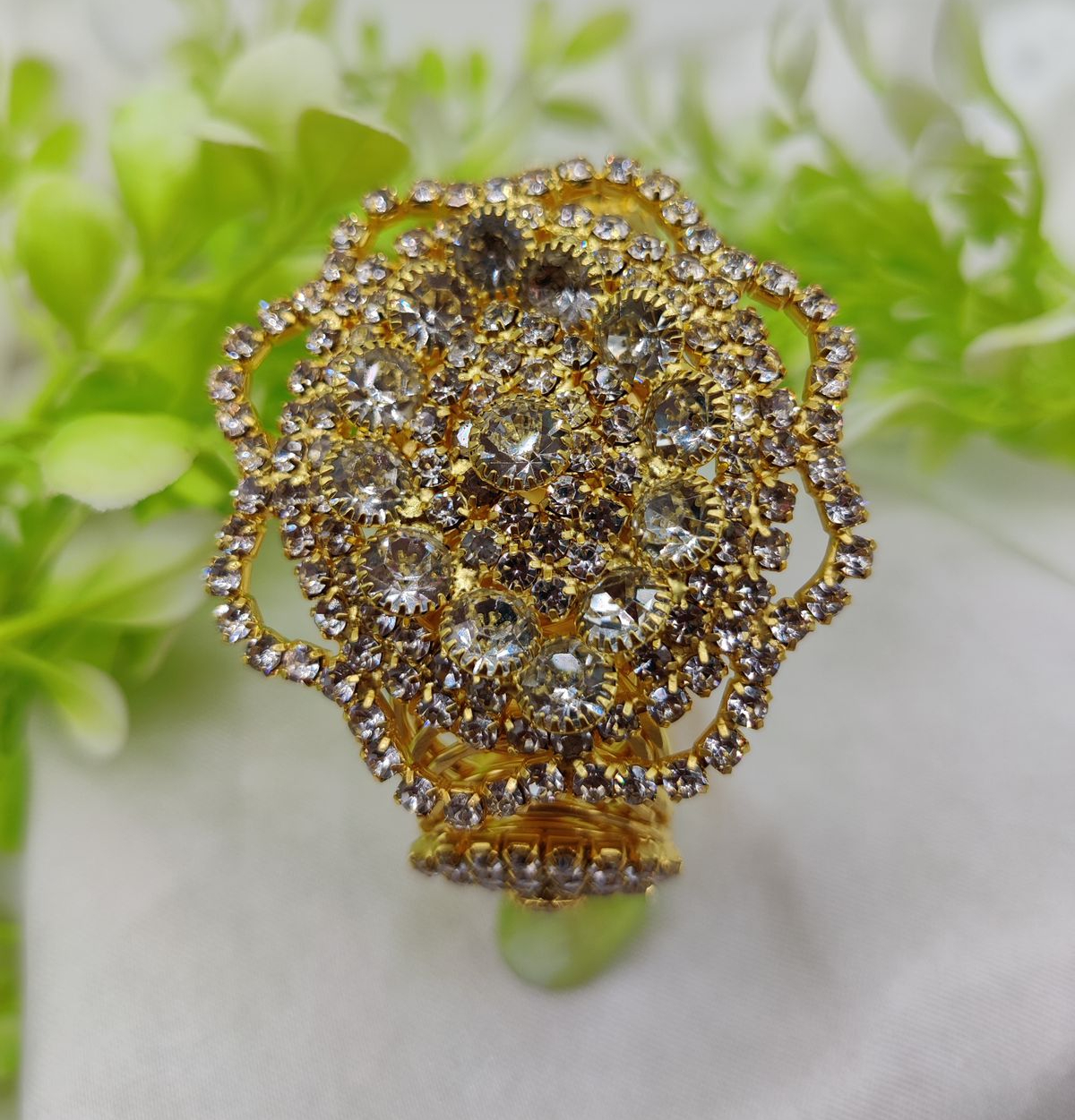 Imported Exquisite Adjustable Imported Crystal Embellished Bracelet | Adjustable Bracelet – Best Quality Artificial Bracelet For Girls & Women | Bracelet For Every Occasion - Random Color - Image 3