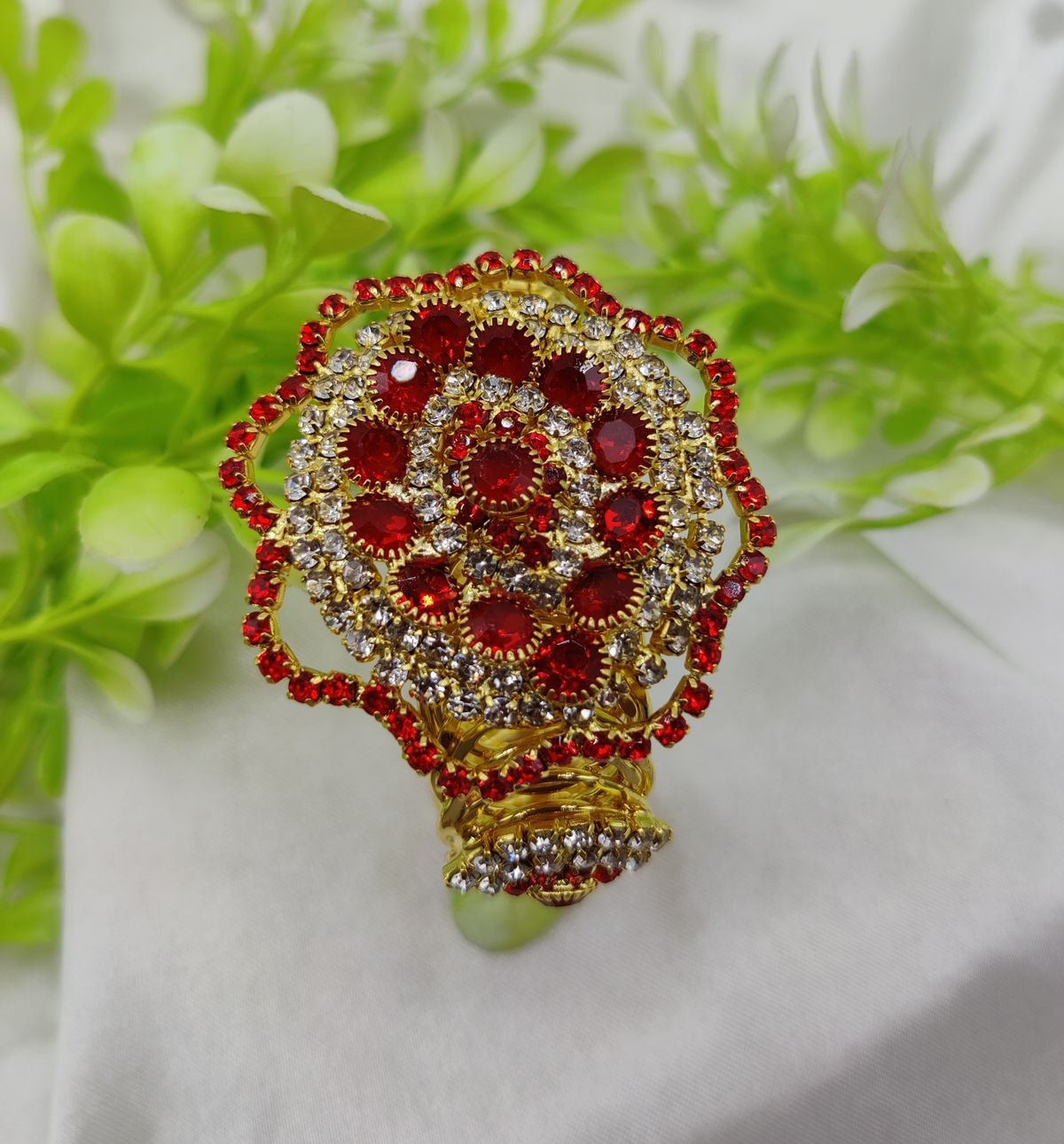 Imported Exquisite Adjustable Imported Crystal Embellished Bracelet | Adjustable Bracelet – Best Quality Artificial Bracelet For Girls & Women | Bracelet For Every Occasion - Random Color - Image 2