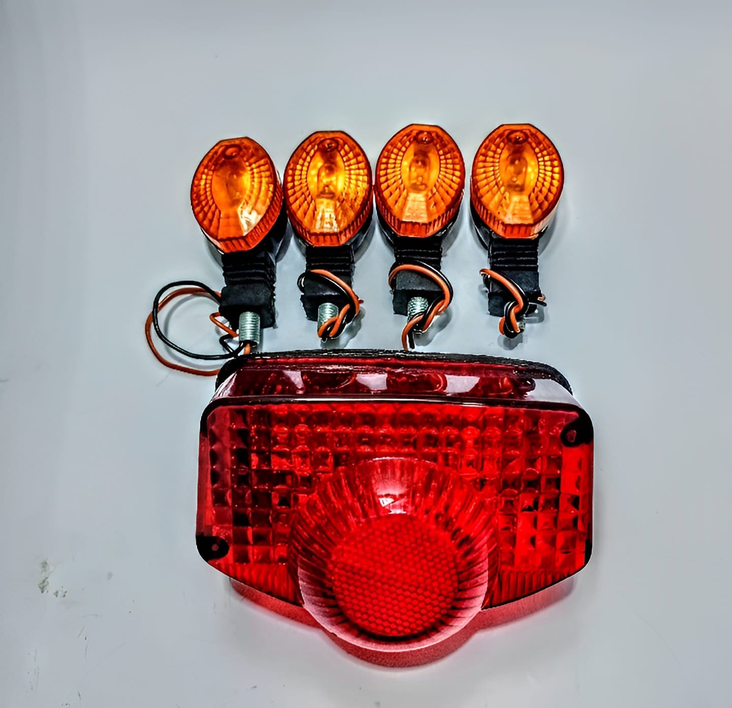 Mini Motorcycle Indicator with Backlight - Suitable for 70cc/125cc Bikes, Compact Design, Fancy Packaging. - Image 3
