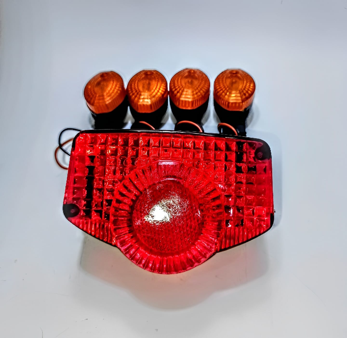 Mini Motorcycle Indicator with Backlight - Suitable for 70cc/125cc Bikes, Compact Design, Fancy Packaging. - Image 2