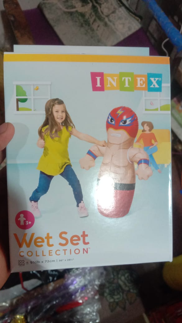 Intex Animal Punching Bag Toy For Kids 3D Bop Bag Boxers Punching Bag Toy Gift Kids Fun ( Random Animal ) - Image 10