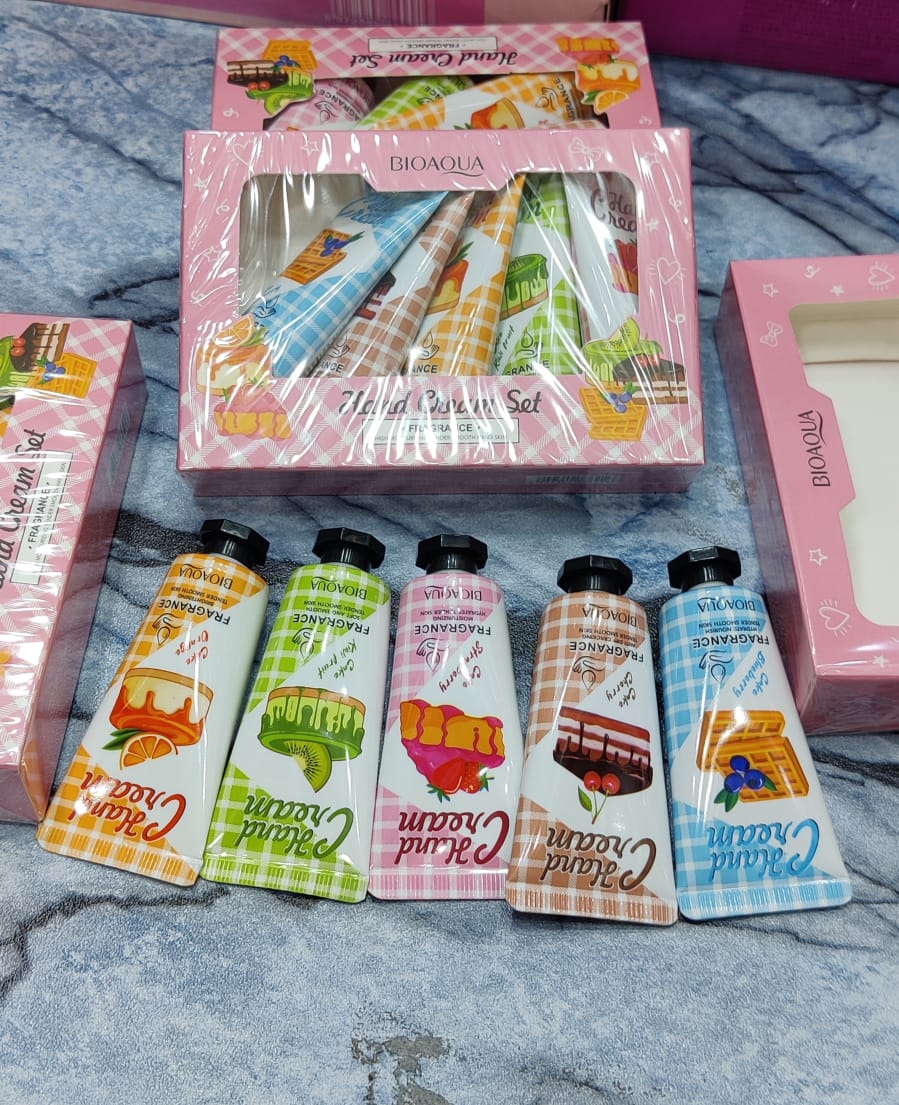 Pack Of 05 - Bio Aqua Hand Cream Set | Best Quality Hand Cream Set | Cream For Skin - Image 11